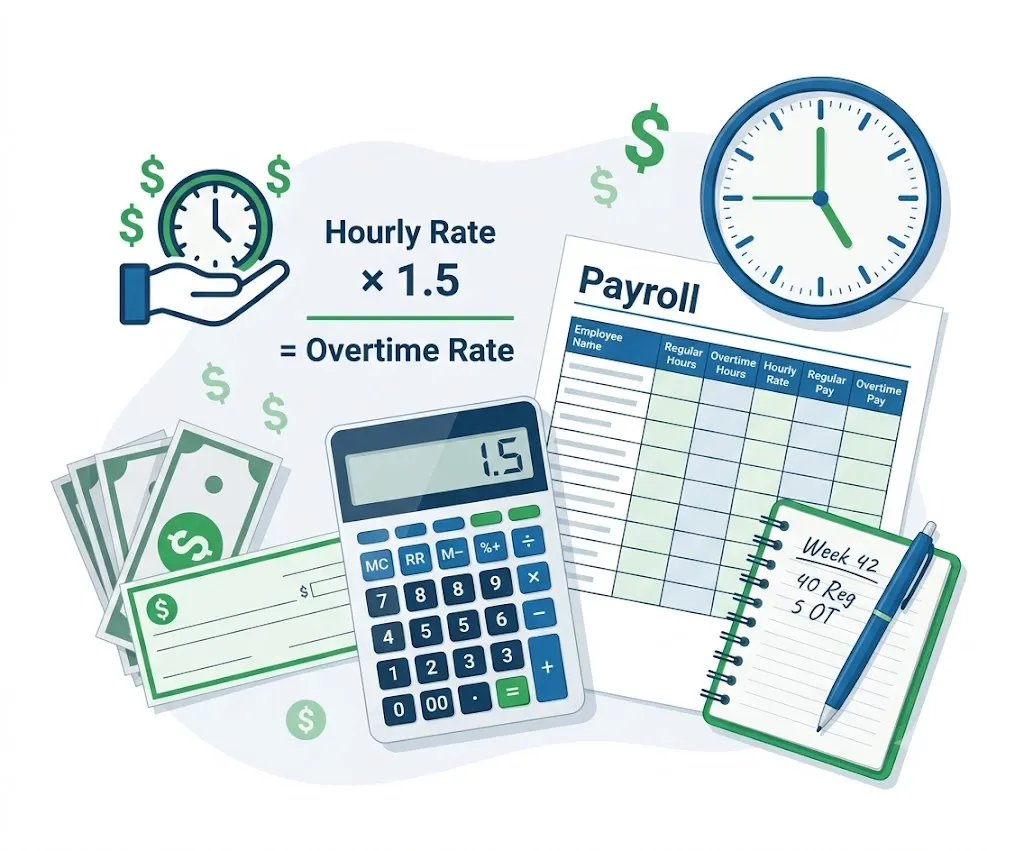 how to calculate time and a half