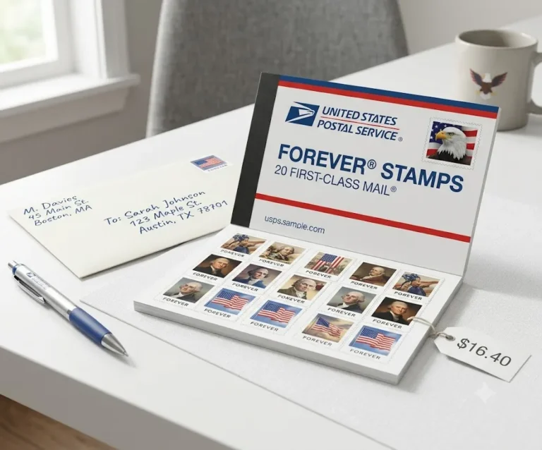 how much is a book of stamps