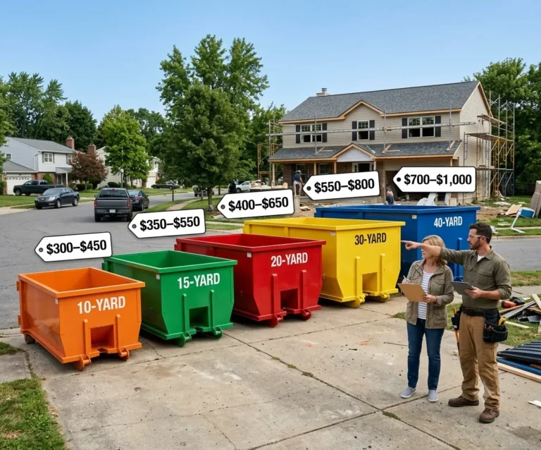 dumpster rental prices
