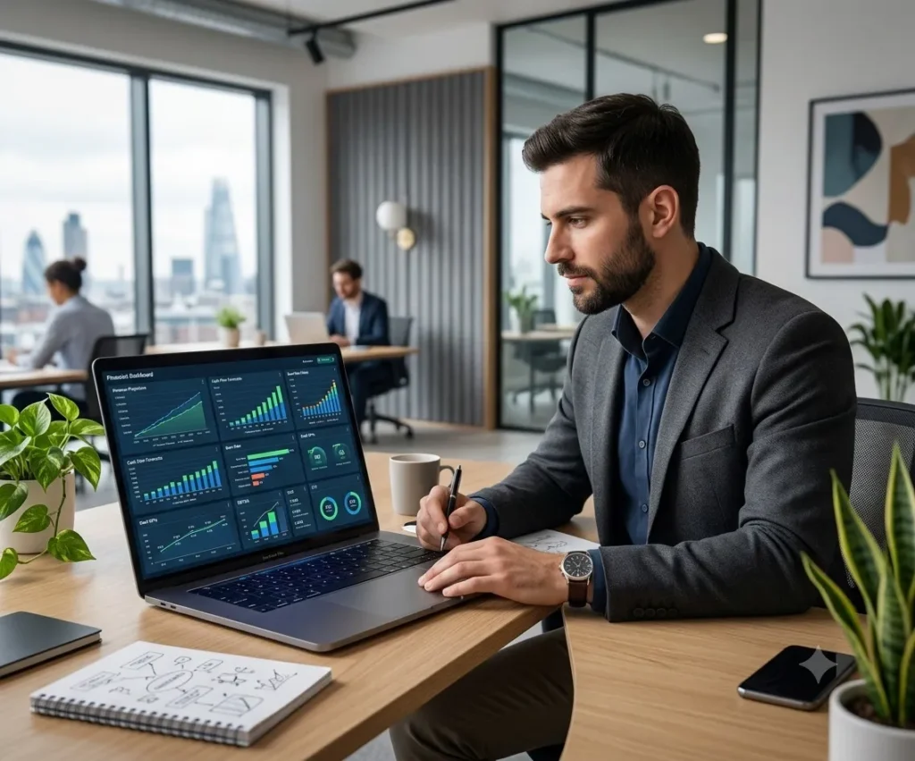 startup booted financial modeling